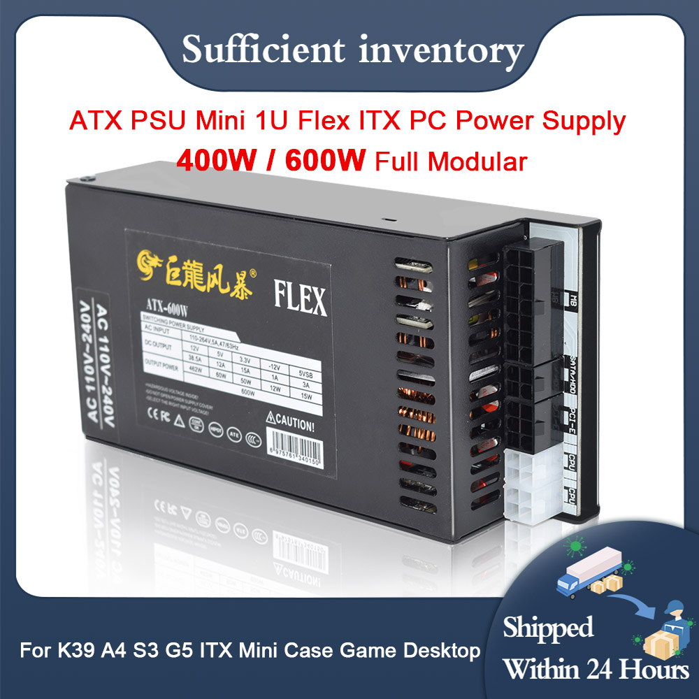 Flex Atx Power Supply 600W 1U - Nieuwe Pc Voeding 400W 600W Volledige