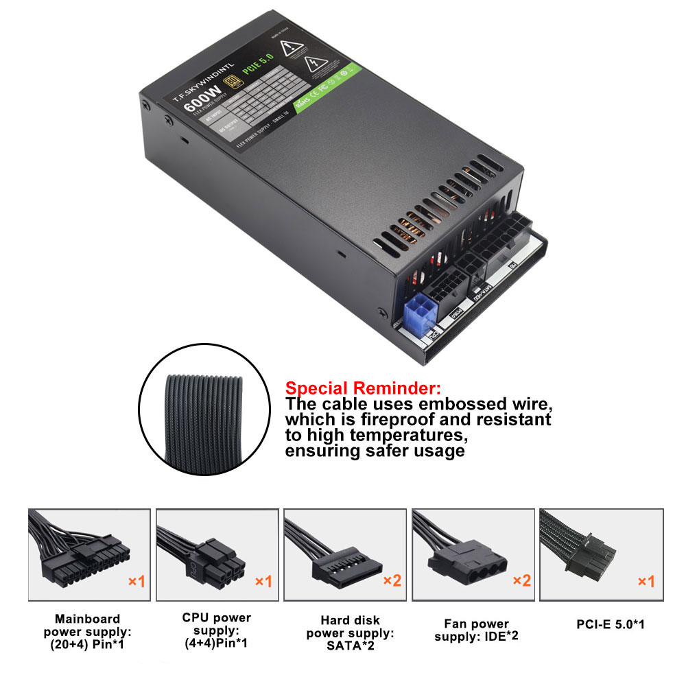 ATX 3.0 PCI-E Gen5 Flex ATX Mo - Flex Atx Power Supply 600W 1U recensie en prijs