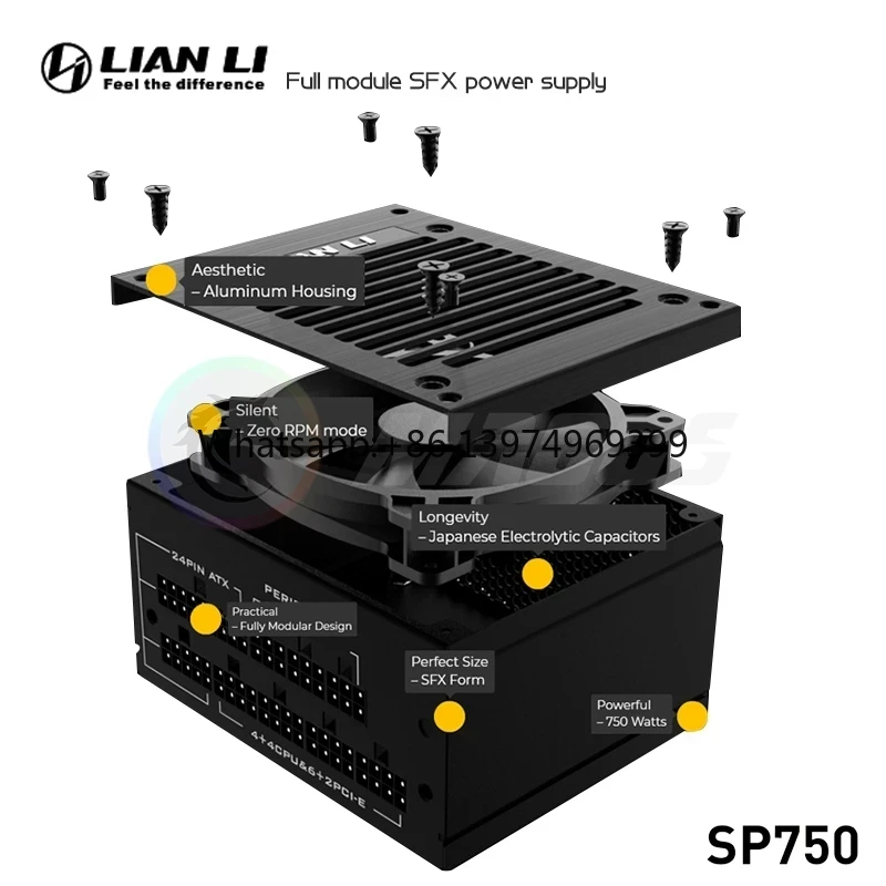 LIAN LI PSU 750w SFX voeding v - 750W Sfx Fully Modular Power Supply recensie en prijs