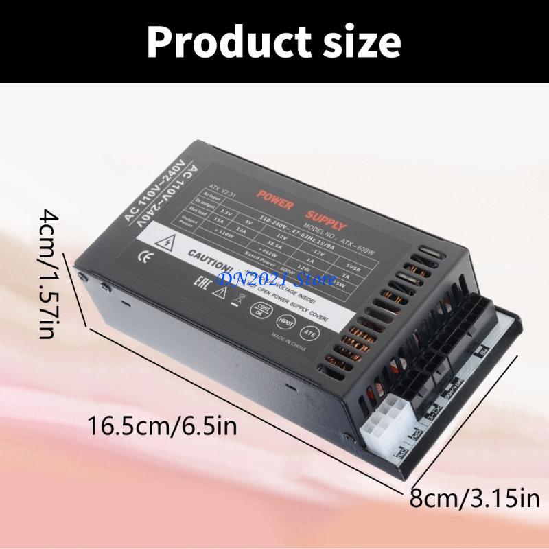F3KE stille koelventilator 600 - Flex Atx Power Supply 600W 1U recensie en prijs